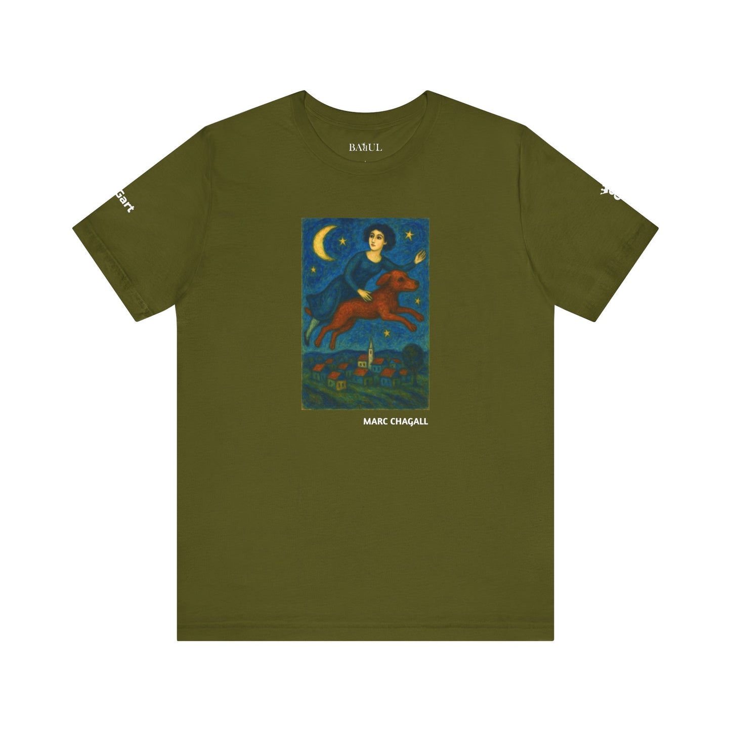 T-Shirt unisex  DOGART - MARC CHAGALL - Un dipinto iconico rivisitato con i cani
