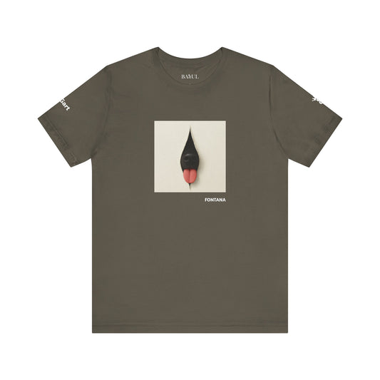 T-Shirt unisex  DOGART - FONTANA - Un dipinto iconico rivisitato con i cani