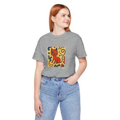T-shirt unisex CATART - MIRO - Dipinto iconico rivisitato con i gatti