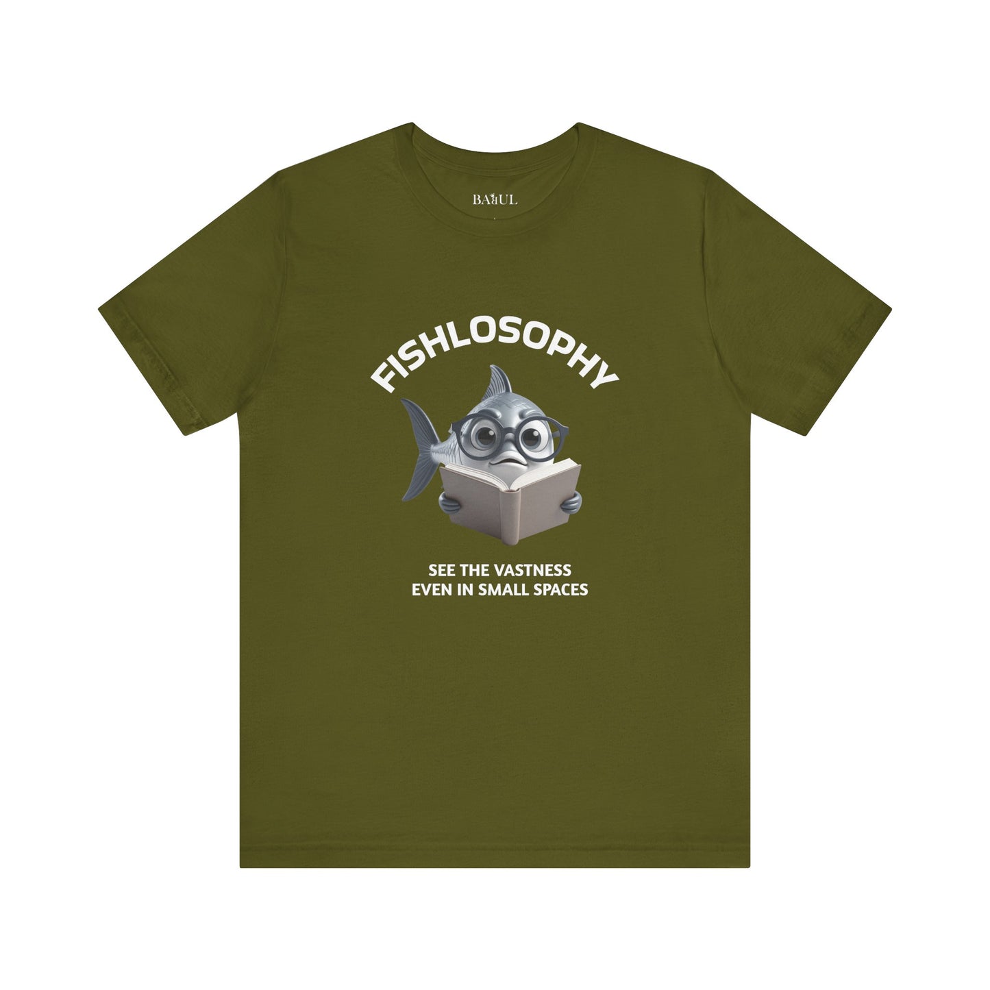 Fishlosophy Unisex Jersey Maglietta a maniche corte – Vedi la vastità anche in spazi ristretti.