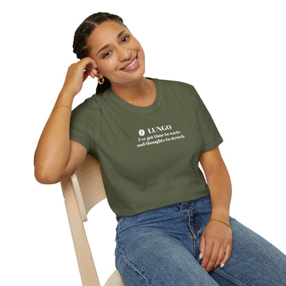 CoffeeTherapy T-Shirt – Irony Is the Best Cure (Right After Coffee)