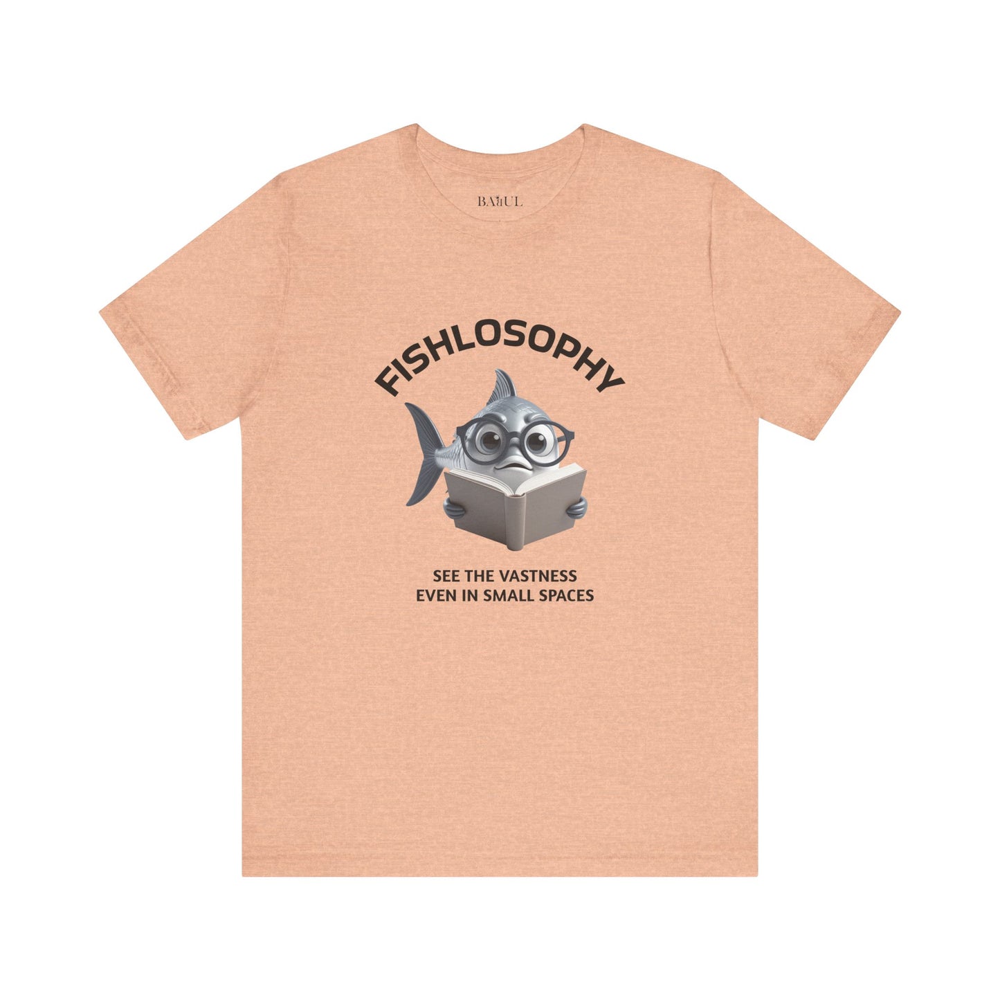 Fishlosophy Unisex Jersey Maglietta a maniche corte – Vedi la vastità anche in spazi ristretti.