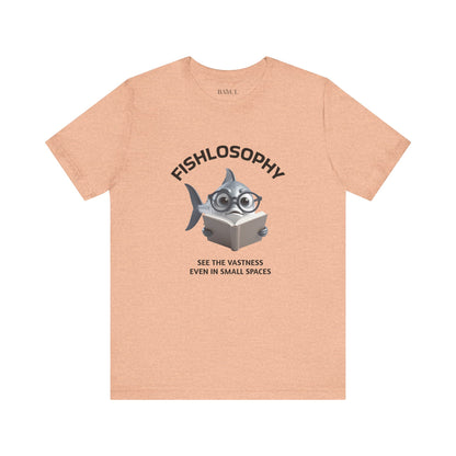 Fishlosophy Unisex Jersey Maglietta a maniche corte – Vedi la vastità anche in spazi ristretti.