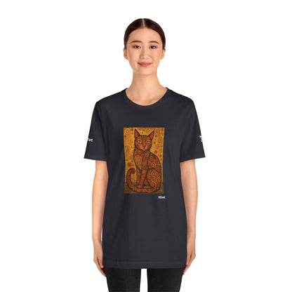 T-shirt unisex CATART - KLIMT - Arte classica, reinterpretata dai gatti.