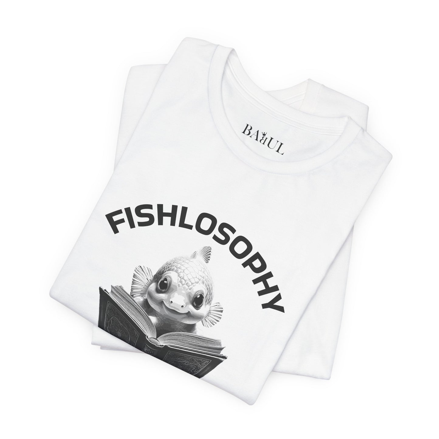 Maglietta a maniche corte unisex Fishlosophy – I vermi che hanno fretta vengono mangiati per primi.