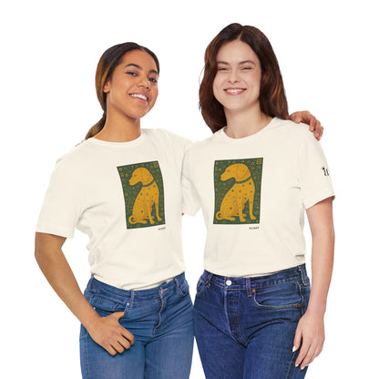Unisex T-Shirt con cane DOGART  - KLIMT - Dipinto iconico rivisitato con i cani