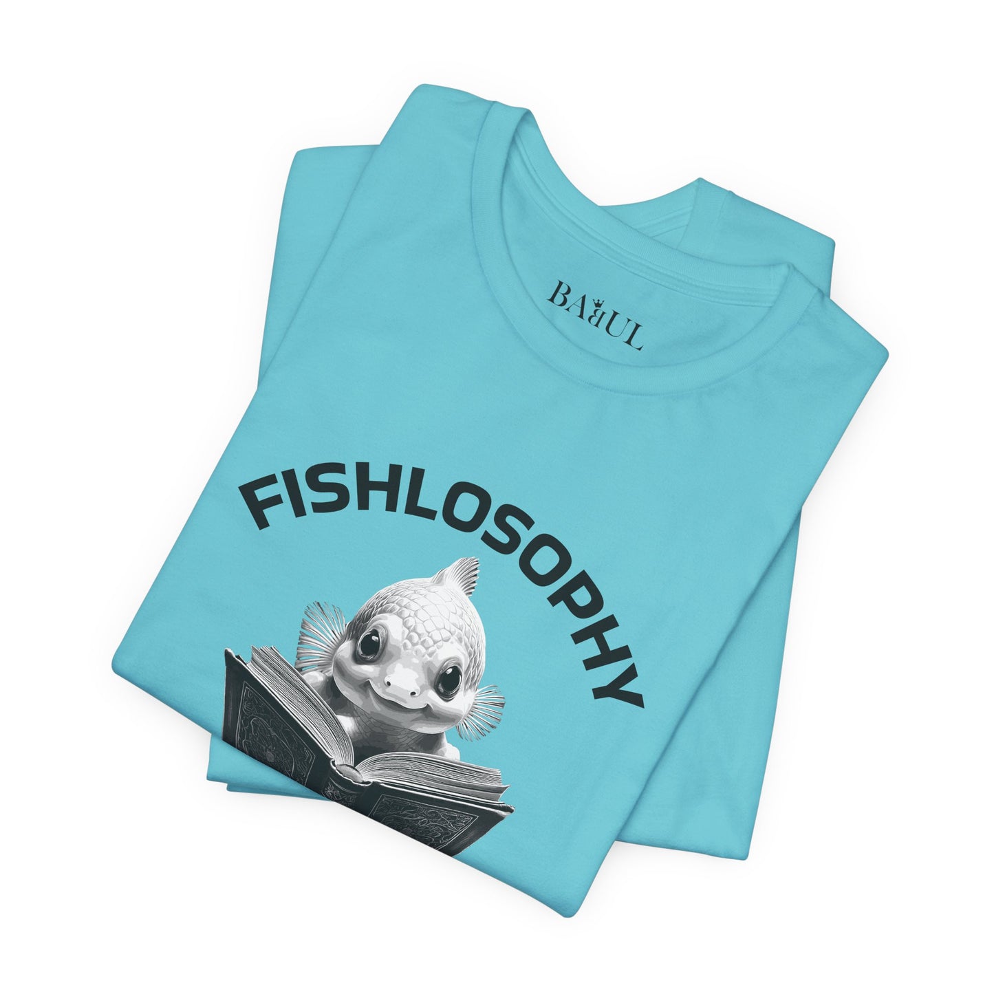 Maglietta a maniche corte unisex Fishlosophy – I vermi che hanno fretta vengono mangiati per primi.
