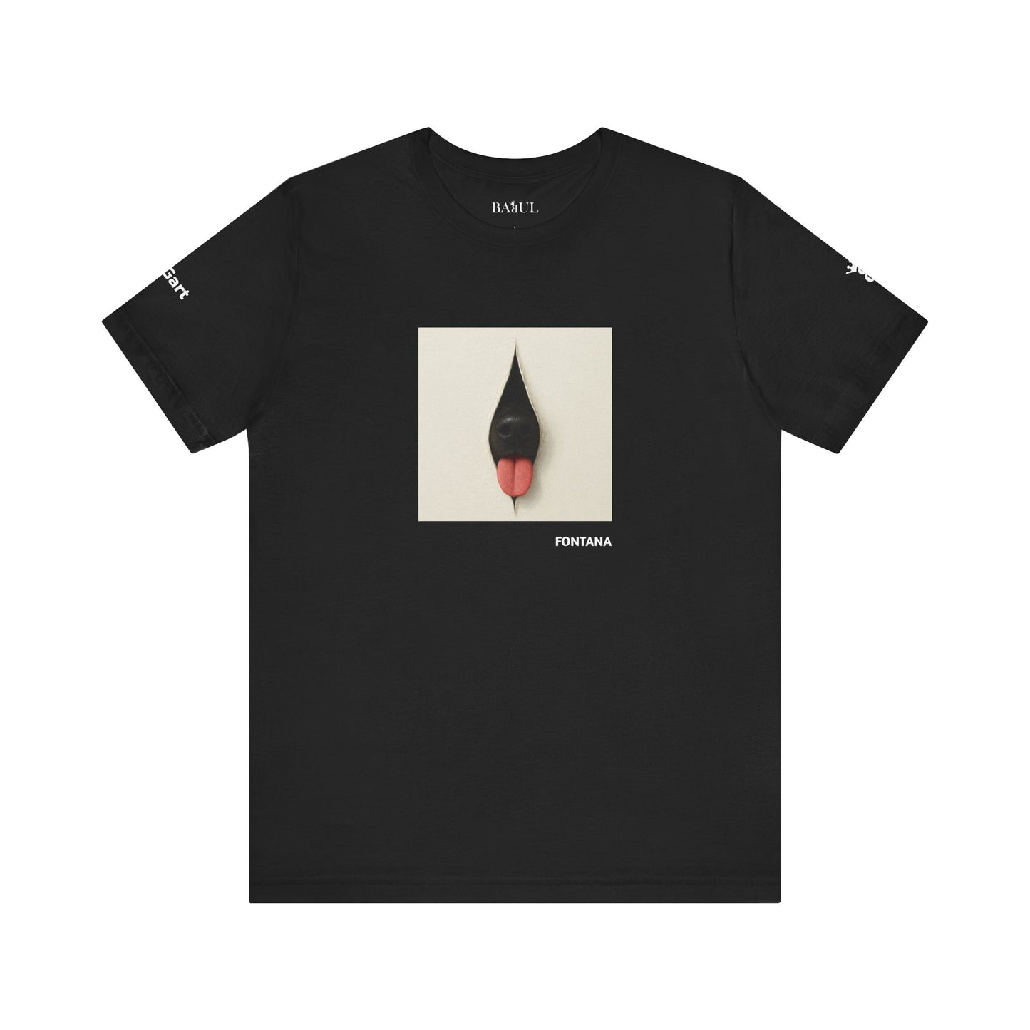 T-Shirt unisex  DOGART - FONTANA - Un dipinto iconico rivisitato con i cani