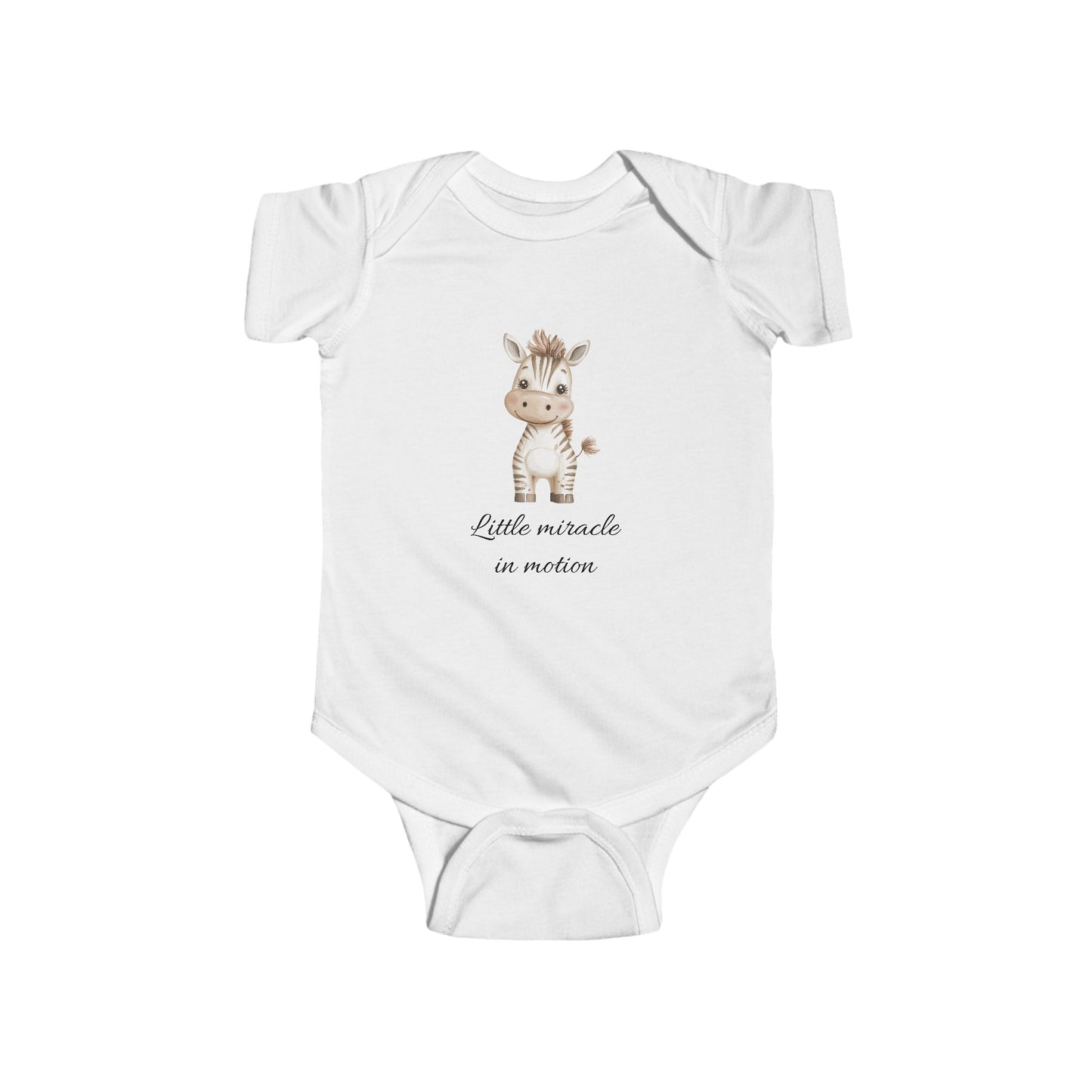 Adorabile body per neonati con grazioso motivo zebrato