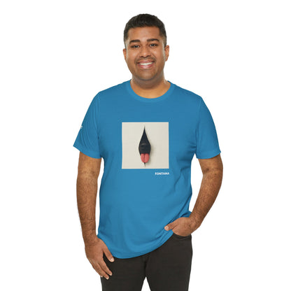 T-Shirt unisex  DOGART - FONTANA - Un dipinto iconico rivisitato con i cani