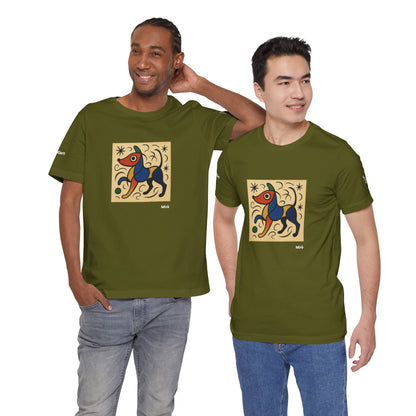 T-Shirt unisex  DOGART - MIRO - Dipinto iconico rivisitato con i cani
