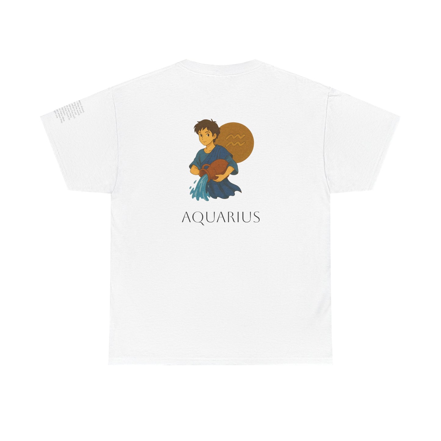 ACQUARIO - T-shirt Zodiacali da sogno: la magia delle stelle in stile Ghibli