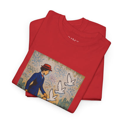 T-shirt Ribelle – Maglietta Unisex in Cotone Pesante per Spiriti Liberi.