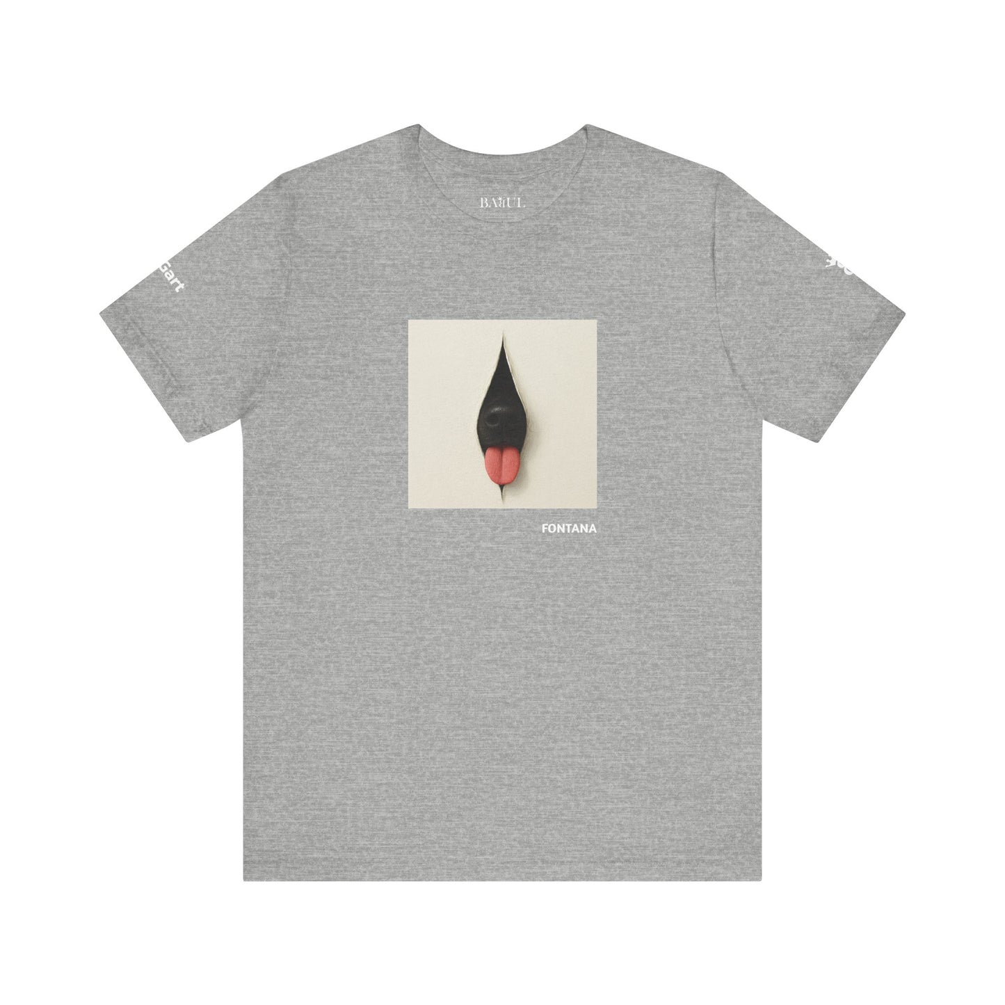 T-Shirt unisex  DOGART - FONTANA - Un dipinto iconico rivisitato con i cani