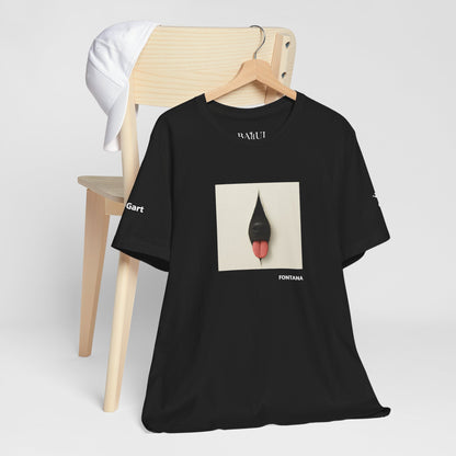 T-Shirt unisex  DOGART - FONTANA - Un dipinto iconico rivisitato con i cani