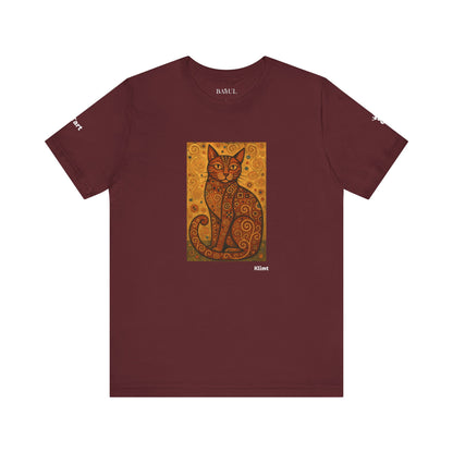 T-shirt unisex CATART - KLIMT - Arte classica, reinterpretata dai gatti.