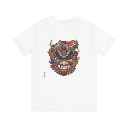 The Bold Oni Mask Streetwear T-Shirt