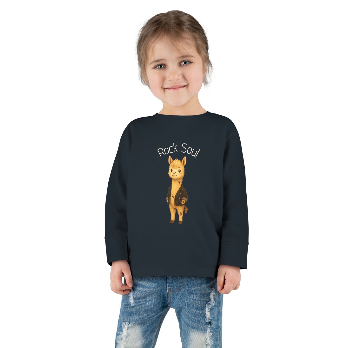 Magliette Rock Soul Kids - Alpaca - Animali dolci con un ritmo ribelle