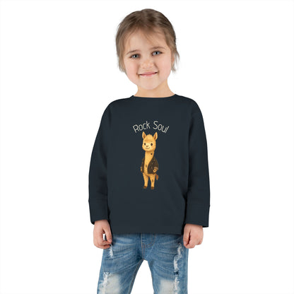 Magliette Rock Soul Kids - Alpaca - Animali dolci con un ritmo ribelle