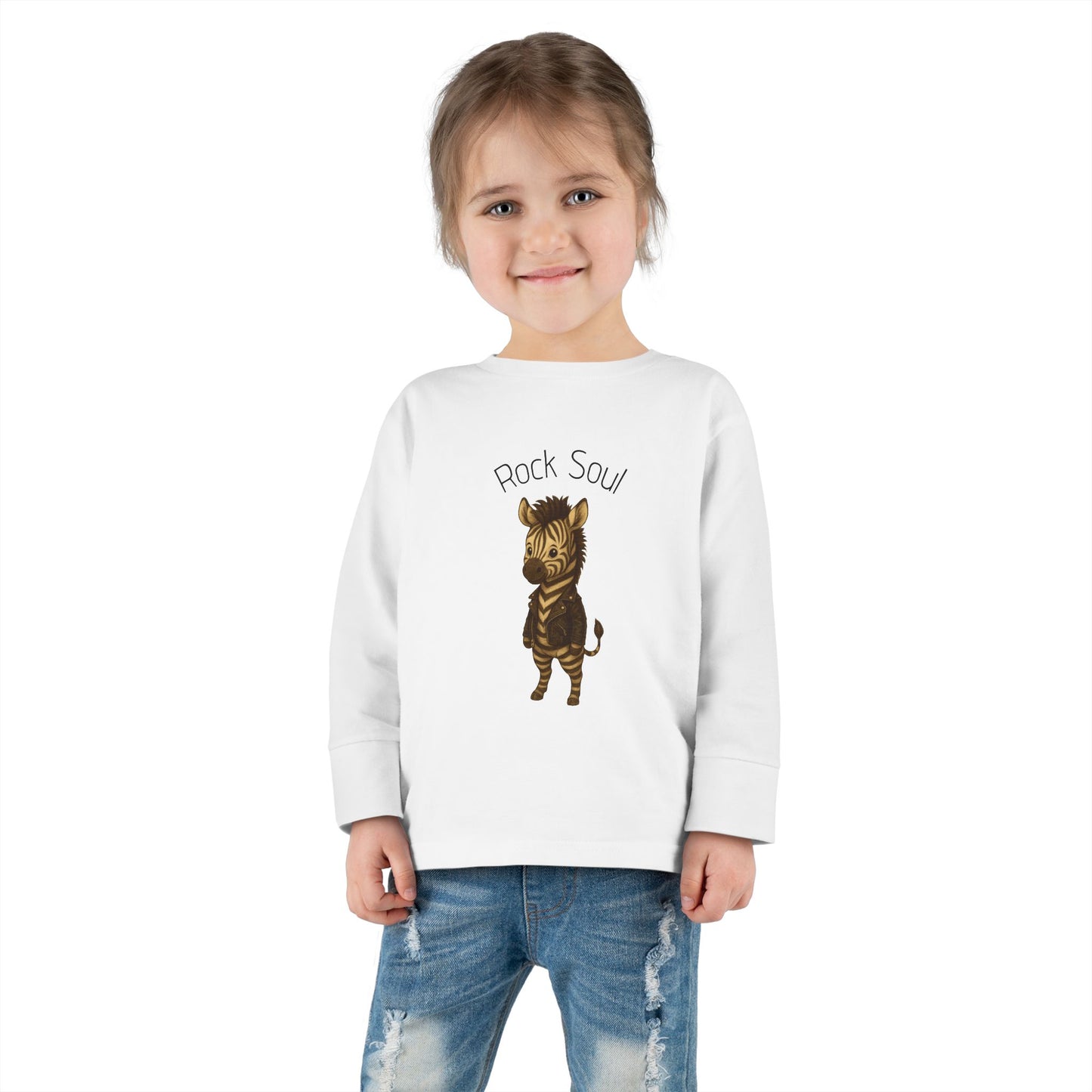 Magliette Rock Soul per bambini - Zebra - Animali dolci con un ritmo ribelle