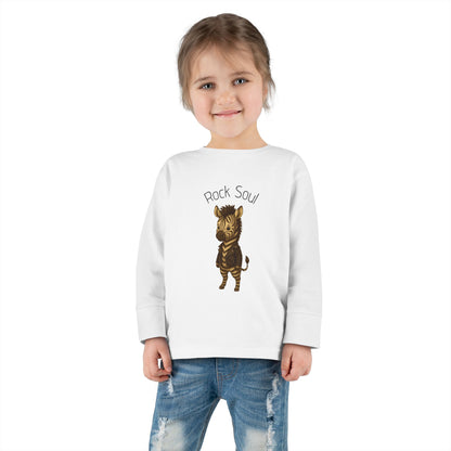 Magliette Rock Soul per bambini - Zebra - Animali dolci con un ritmo ribelle