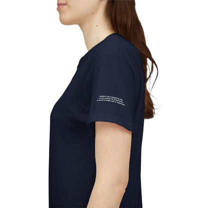 Rebel Graphic Tee - Unisex Heavy Cotton T-Shirt for the Wild at Heart. Rebel Tees, Born to Be Worn - FREEDOM IS NON-NEGOTIABLE