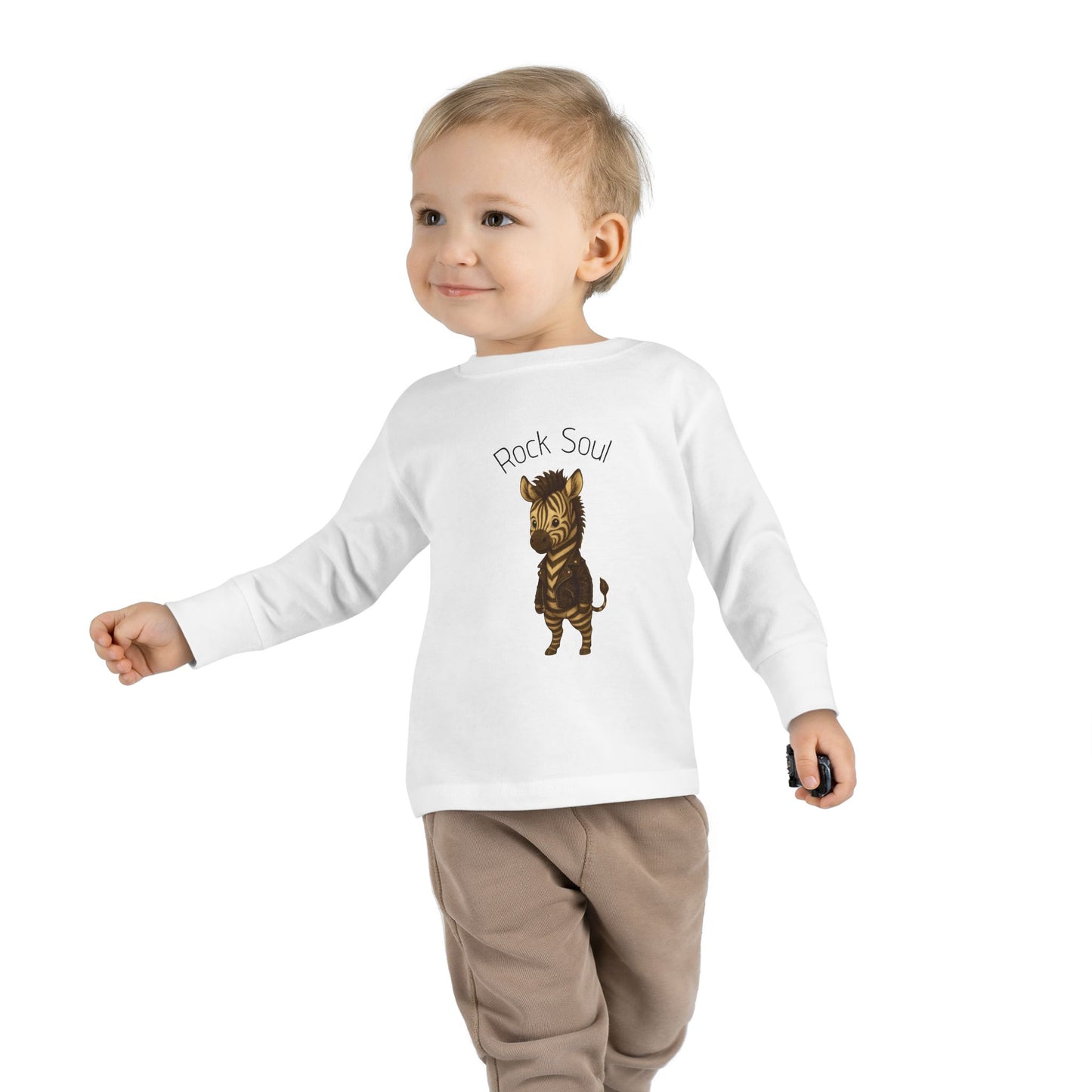 Magliette Rock Soul per bambini - Zebra - Animali dolci con un ritmo ribelle