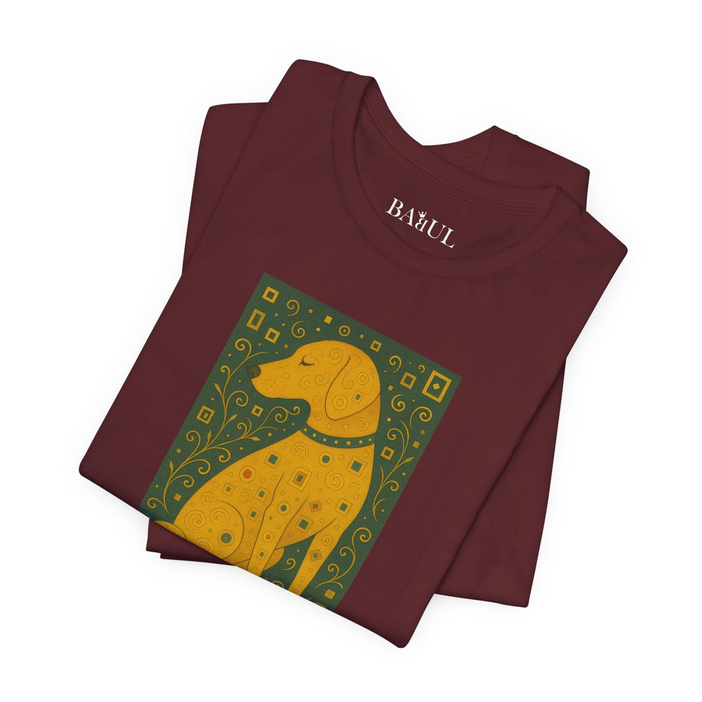 Unisex T-Shirt con cane DOGART  - KLIMT - Dipinto iconico rivisitato con i cani