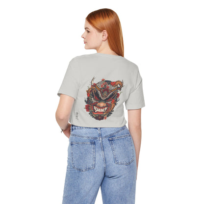 The Bold Oni Mask Streetwear T-Shirt