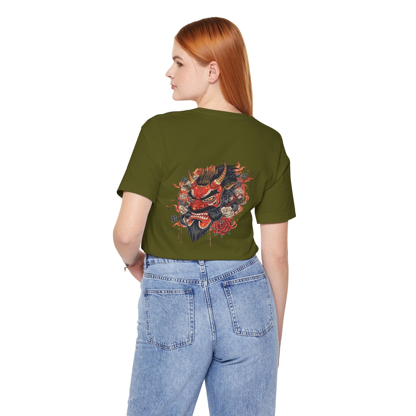 The Bold Oni Mask Streetwear T-Shirt