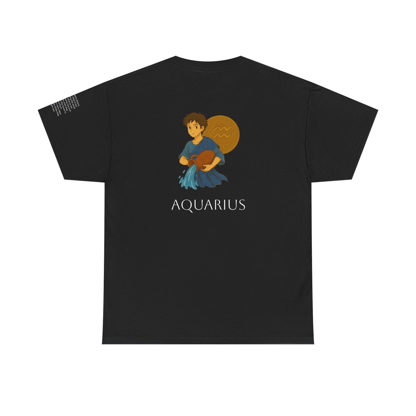 ACQUARIO - T-shirt Zodiacali da sogno: la magia delle stelle in stile Ghibli