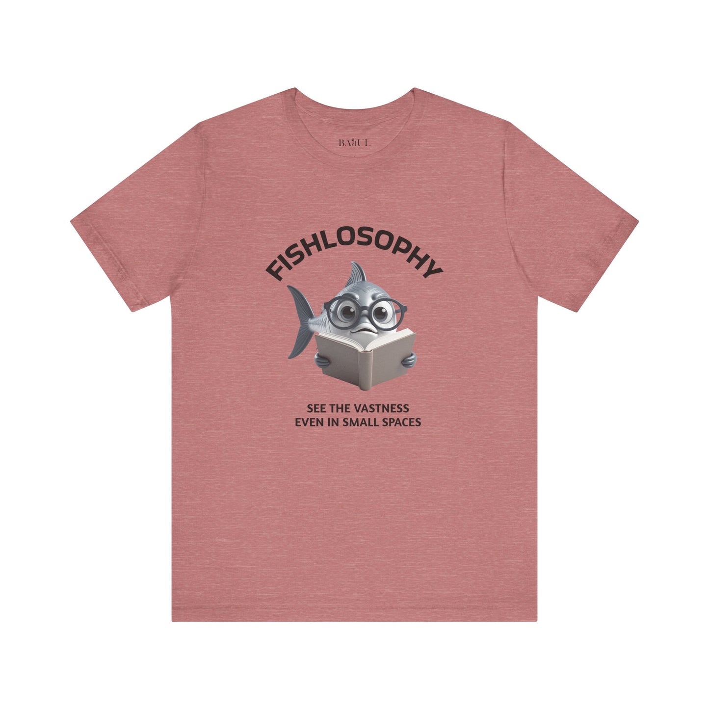 Fishlosophy Unisex Jersey Maglietta a maniche corte – Vedi la vastità anche in spazi ristretti.