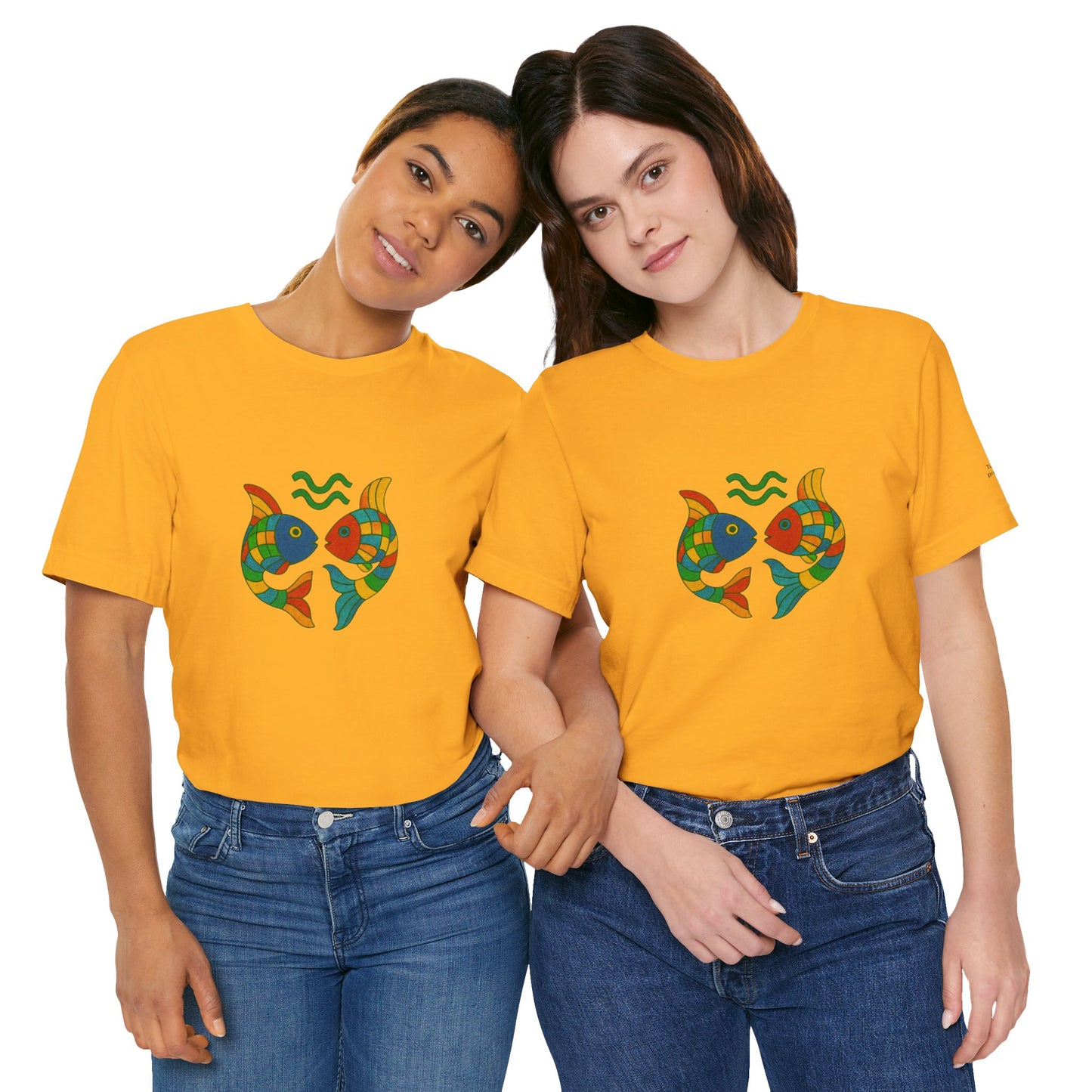 PISCES - T-shirt, The Zodiac in Colors