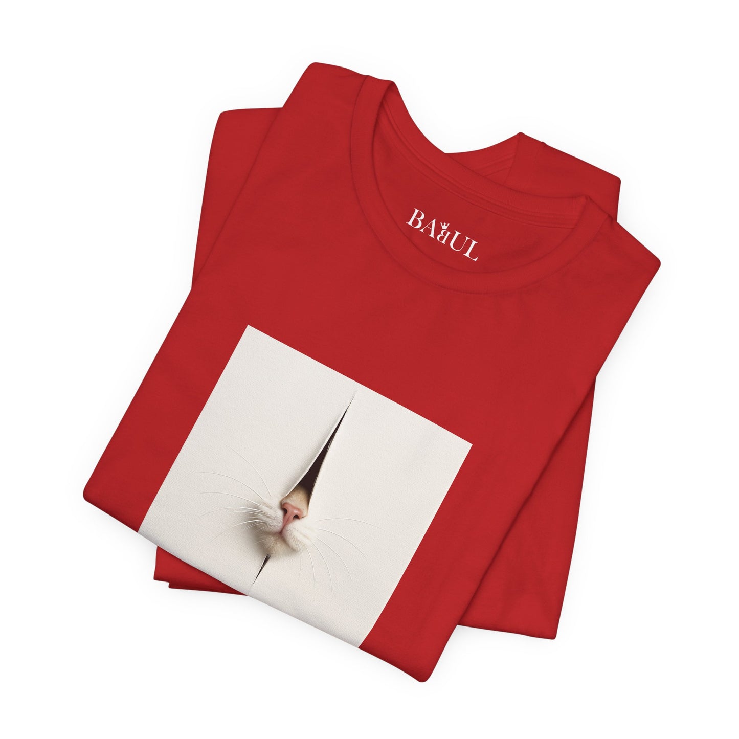 T-shirt unisex CATART - FONTANA - Un dipinto iconico rivisitato con i gatti