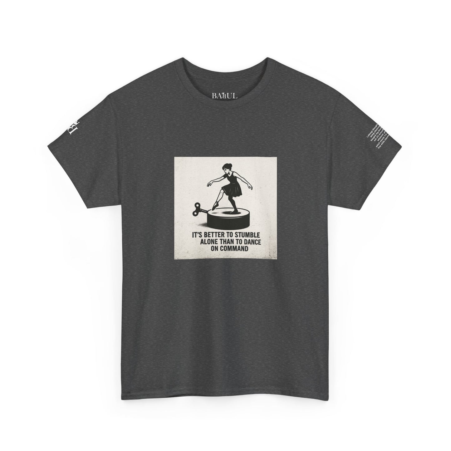 T-shirt Ribelle – Maglietta Unisex in Cotone Pesante per Spiriti Liberi.