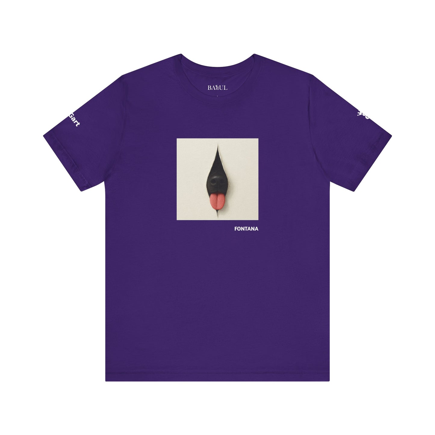 T-Shirt unisex  DOGART - FONTANA - Un dipinto iconico rivisitato con i cani