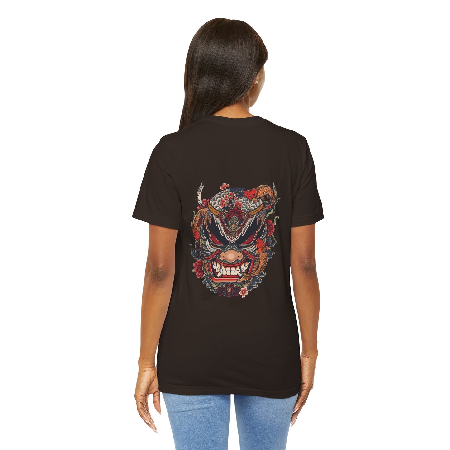 The Bold Oni Mask Streetwear T-Shirt