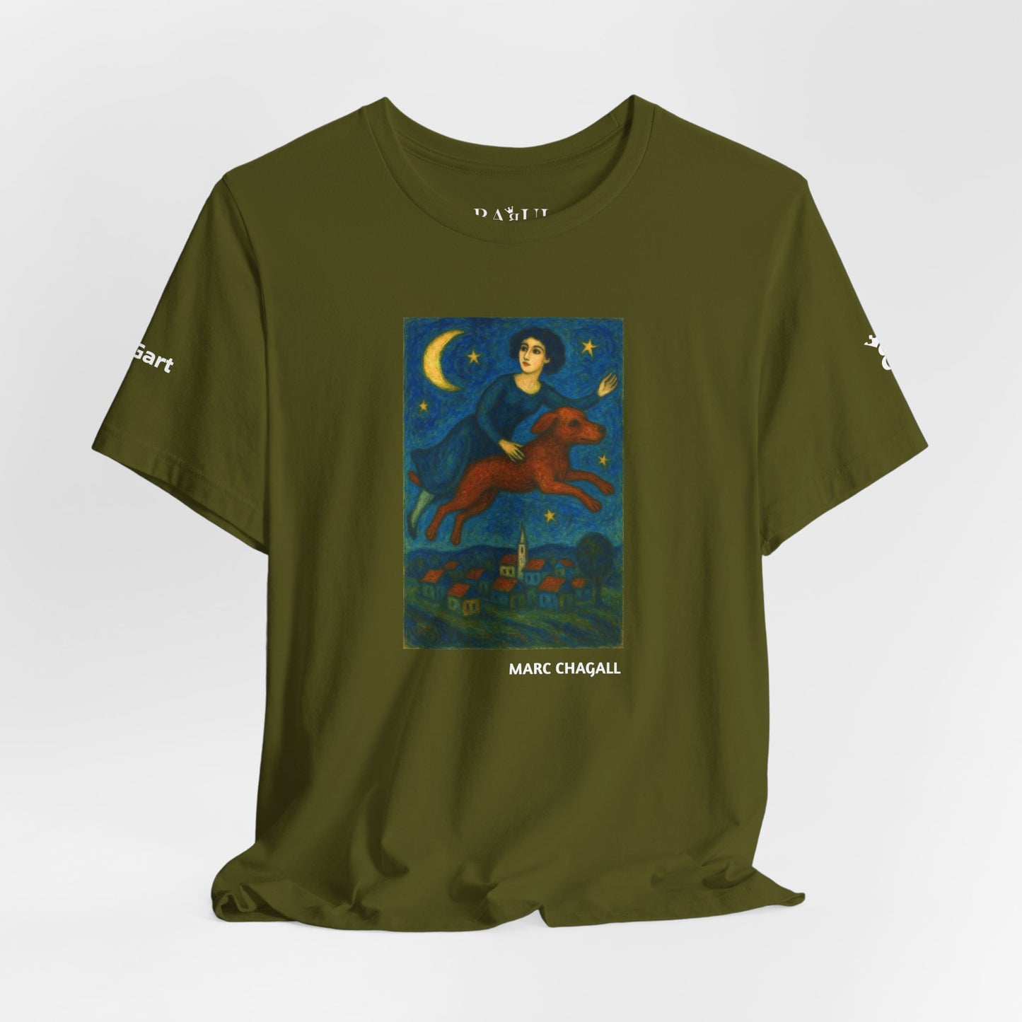 T-Shirt unisex  DOGART - MARC CHAGALL - Un dipinto iconico rivisitato con i cani