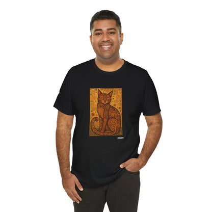 T-shirt unisex CATART - KLIMT - Arte classica, reinterpretata dai gatti.