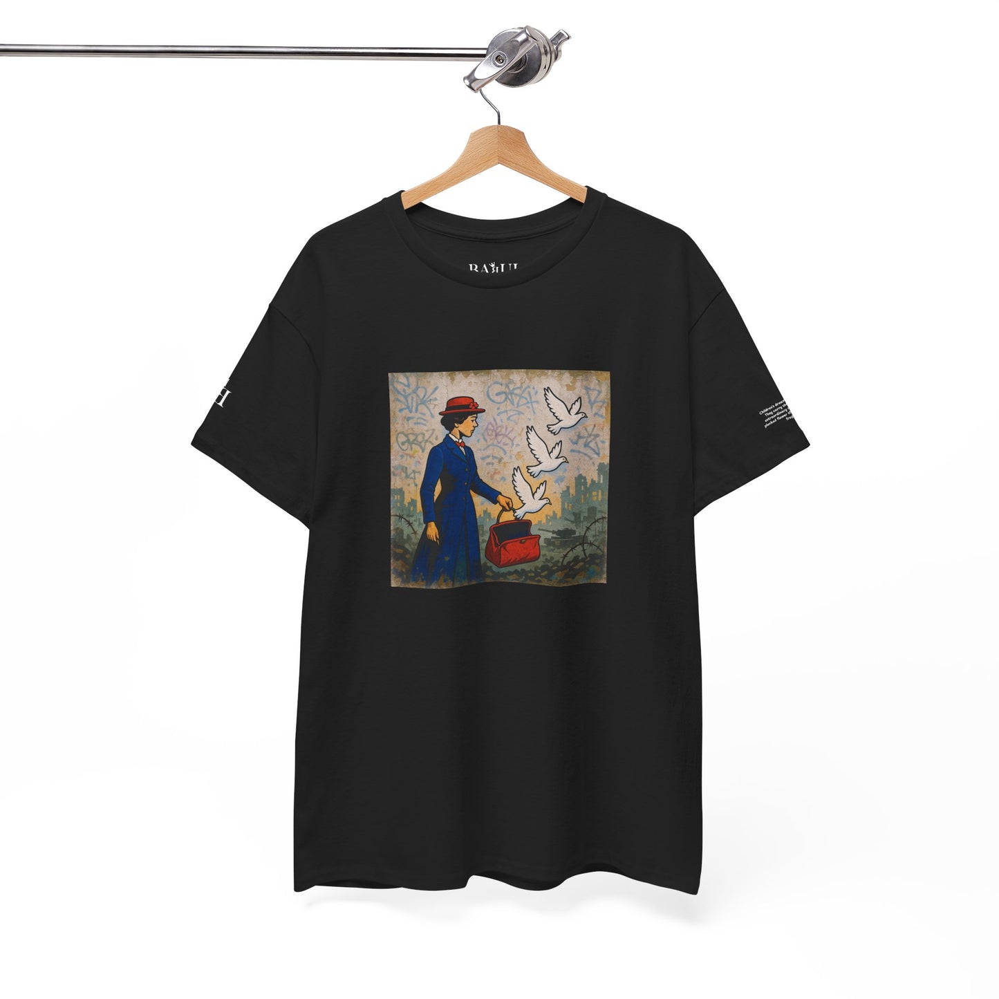T-shirt Ribelle – Maglietta Unisex in Cotone Pesante per Spiriti Liberi.