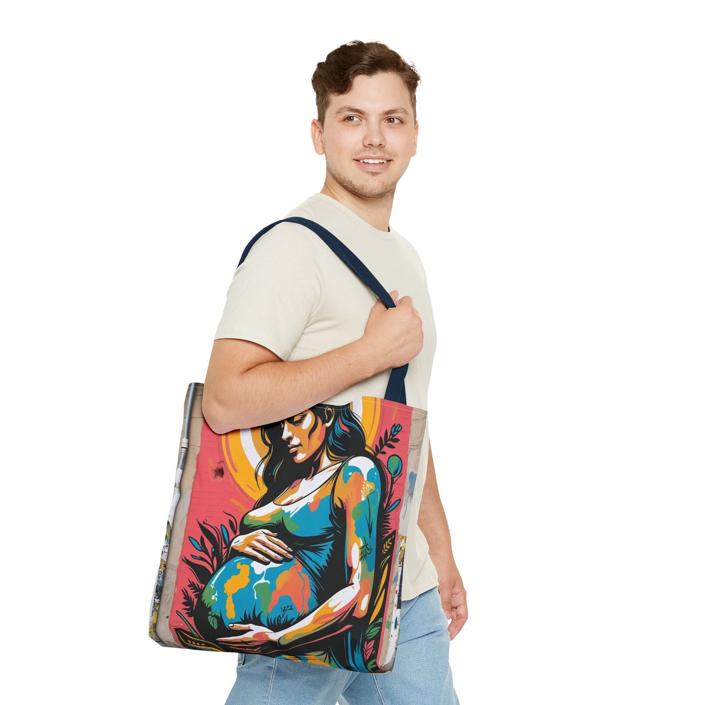 Artistic Surge - Eco-Friendly Canvas Tote Bag - MATERNITY