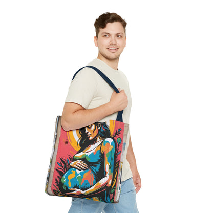 Artistic Surge - Eco-Friendly Canvas Tote Bag - MATERNITY