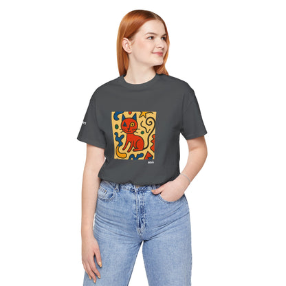 T-shirt unisex CATART - MIRO - Dipinto iconico rivisitato con i gatti