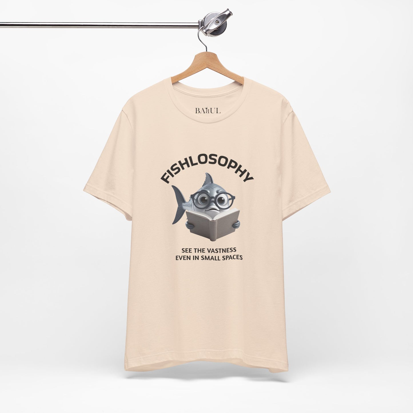 Fishlosophy Unisex Jersey Maglietta a maniche corte – Vedi la vastità anche in spazi ristretti.