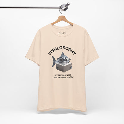Fishlosophy Unisex Jersey Maglietta a maniche corte – Vedi la vastità anche in spazi ristretti.