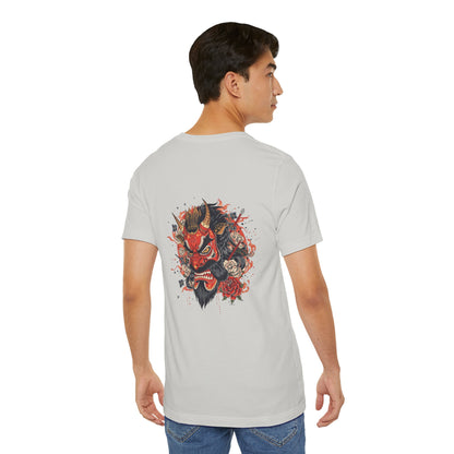 The Bold Oni Mask Streetwear T-Shirt
