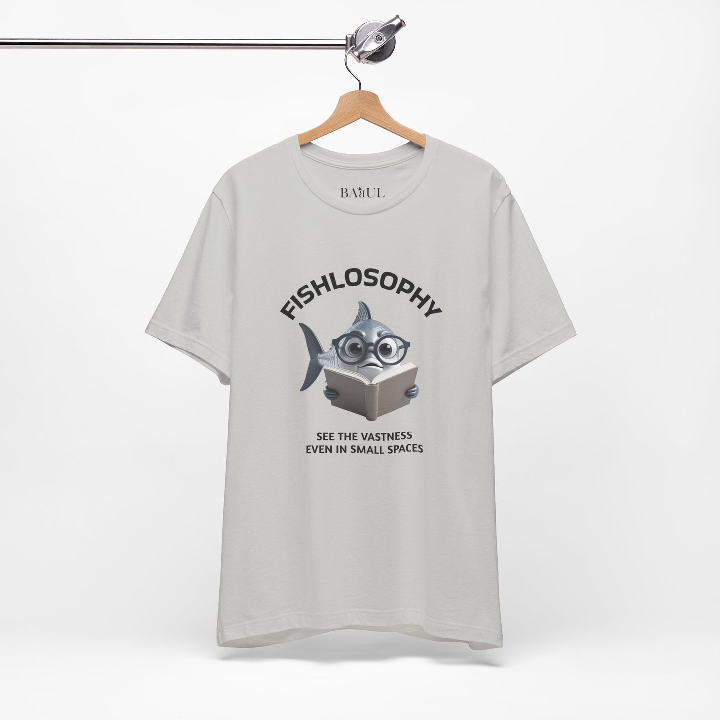 Fishlosophy Unisex Jersey Maglietta a maniche corte – Vedi la vastità anche in spazi ristretti.