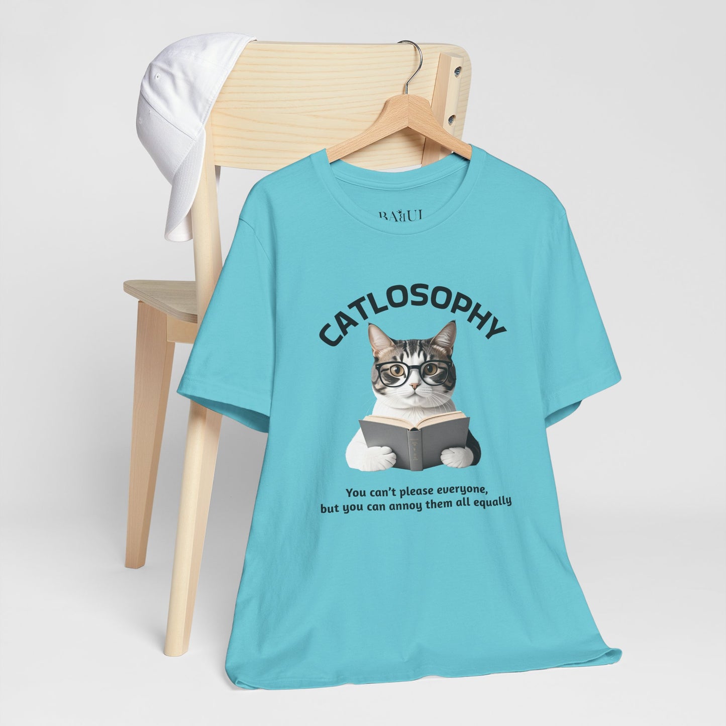 Catlosophy Unisex Jersey Maglietta a maniche corte – Design "Non puoi accontentare tutti"