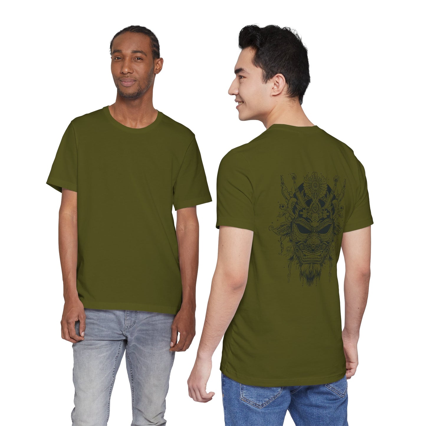 The Bold Oni Mask Streetwear T-Shirt