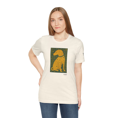 Unisex T-Shirt con cane DOGART  - KLIMT - Dipinto iconico rivisitato con i cani
